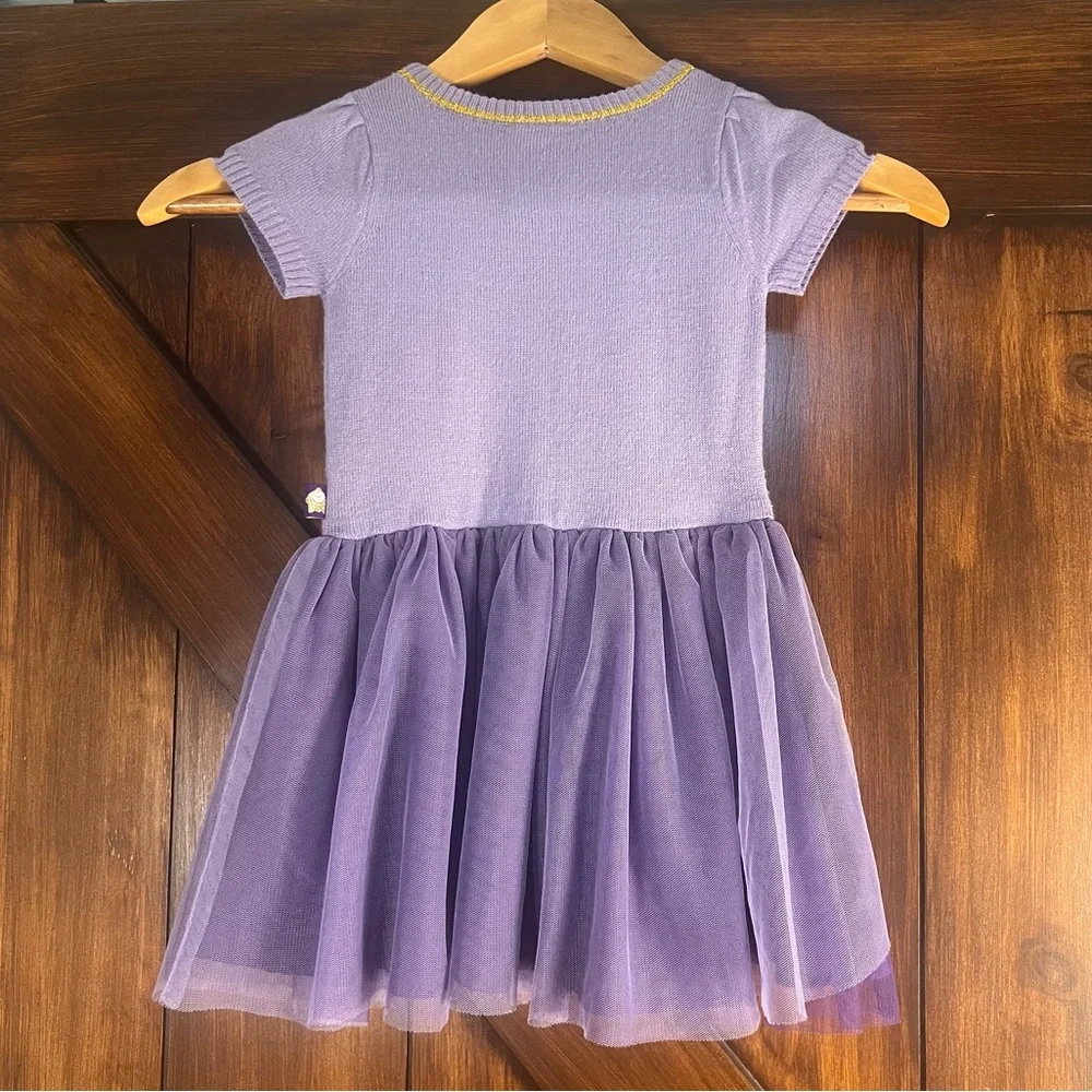 Disney‎ Wish Purple Tulle Dress with Knit Details Girls 2T